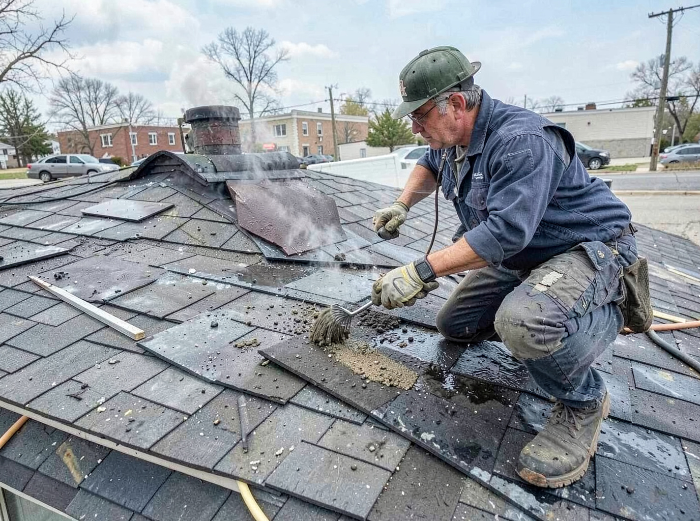 Hail Damage Roof Repair in Topeka